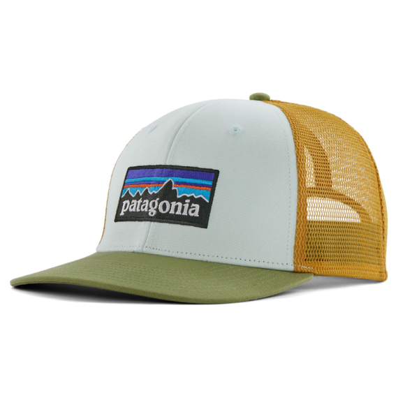 Patagonia P-6 Logo Trucker Hat, Wispy Green i gruppen Beklædning og fodtøj / Kasketter og hovedbeklædning / Kasketter / Trucker caps hos Sportfiskeprylar.se (38289-WPYG-ALL)