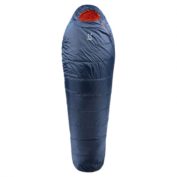 Haglöfs Tarius -5 Midnight Blue/Tangerine - 190cm i gruppen Outdoor / Soveposer og puder / Soveposer hos Sportfiskeprylar.se (4161504GW220)