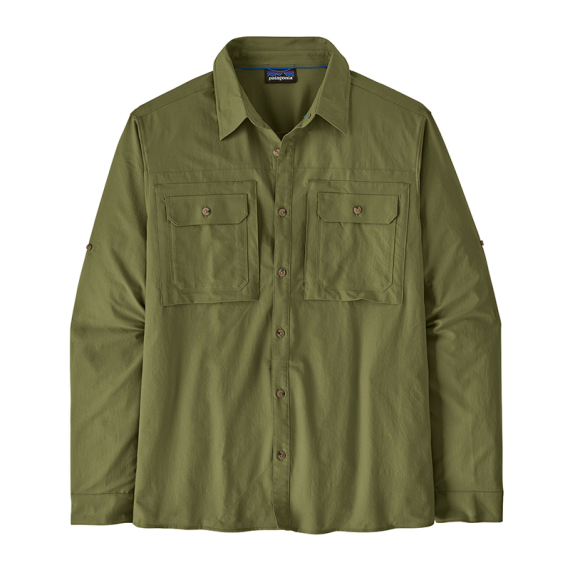 Patagonia M\'s L/S Self Guided Sun Shirt CPRG i gruppen Beklædning og fodtøj / Beklædning / Skjorter hos Sportfiskeprylar.se (41825-CPRG-Lr)