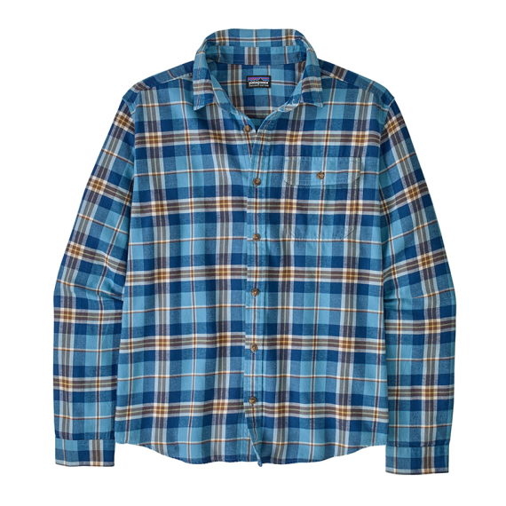 Patagonia M\'s L/S LW Fjord Flannel Shirt PSHB i gruppen Beklædning og fodtøj / Beklædning / Skjorter hos Sportfiskeprylar.se (42410-PSHB-Lr)