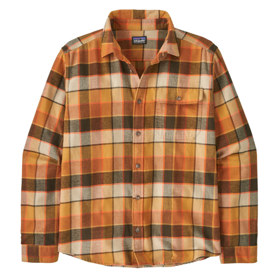 Patagonia M\'s L/S LW Fjord Flannel Shirt ROTB i gruppen Beklædning og fodtøj / Beklædning / Skjorter hos Sportfiskeprylar.se (42410-ROTB-Lr)