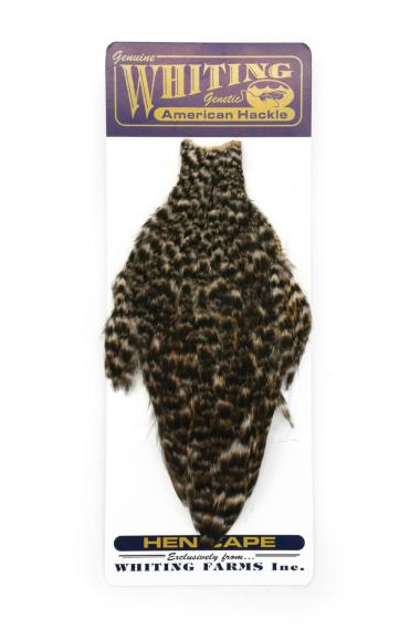 Whiting American Hen Cape i gruppen Kroge og endegrej / Fluebinding / Fluebindingsmateriale / Fjer og nakker / Nakker og sadler hos Sportfiskeprylar.se (42801008r)