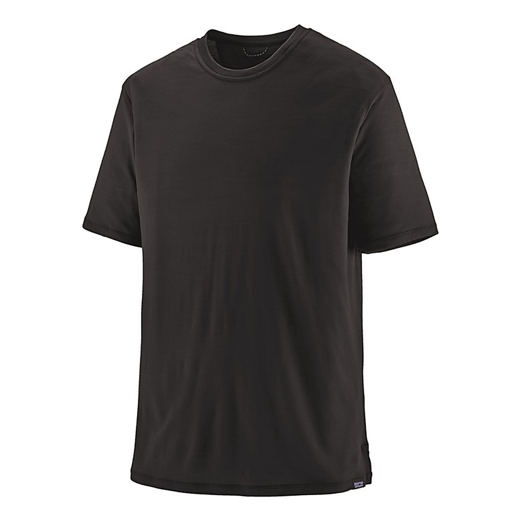 Patagonia M\'s Cap Cool Merino Blend Shirt BLK i gruppen Beklædning og fodtøj / Beklædning / T-shirts hos Sportfiskeprylar.se (44575-BLK-XXLr)
