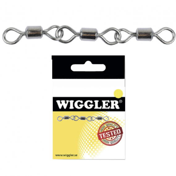 Triple Rolling Swivel, Black Nickel stl. 3 i gruppen Kroge og endegrej / Stingere og stingertilbehør / Stingertilbehør hos Sportfiskeprylar.se (4493-3)