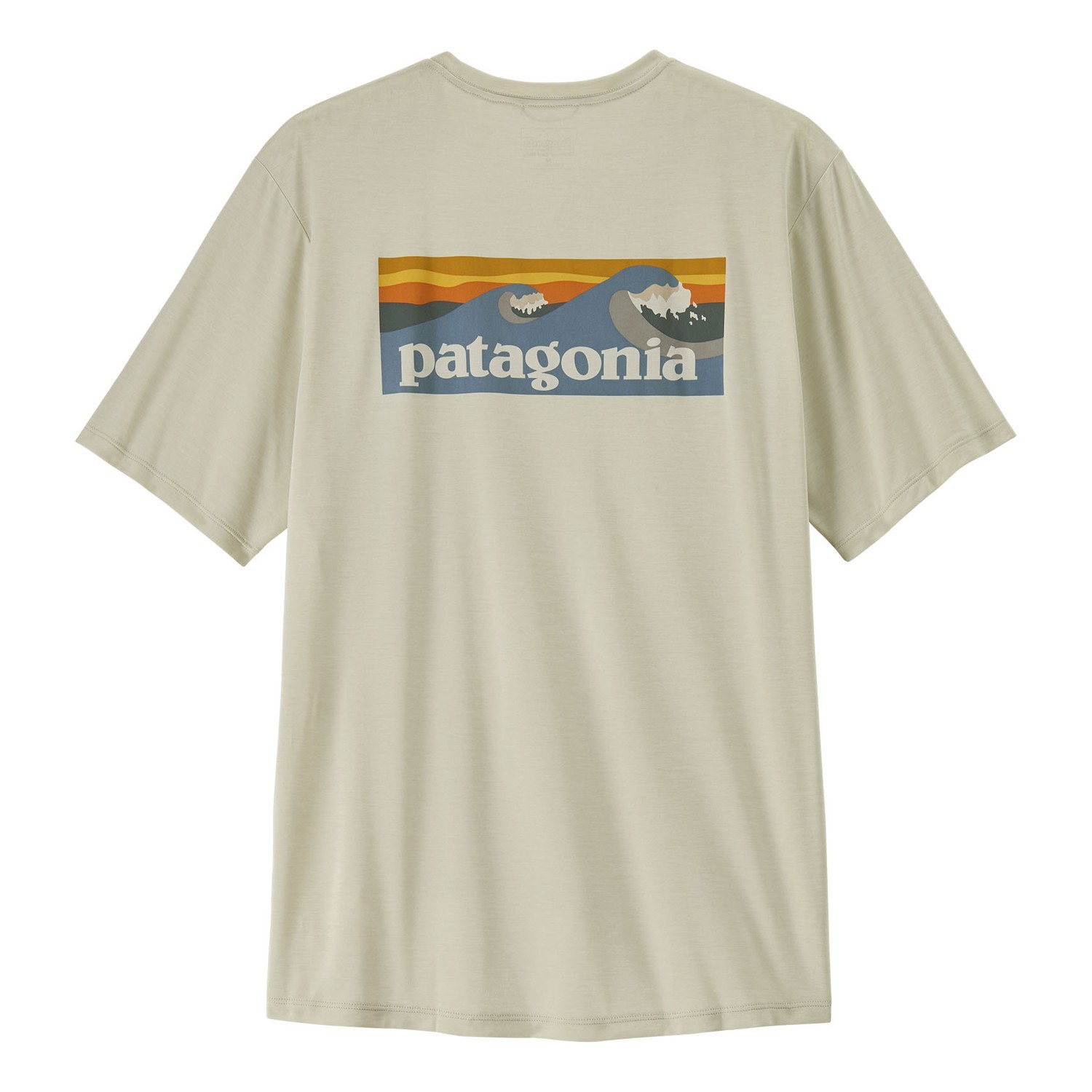 Patagonia M\'s Cap Cool Daily Shirt - Boardshort Logo DYWH i gruppen Beklædning og fodtøj / Beklædning / T-shirts hos Sportfiskeprylar.se (45481-DYWH-XXLr)