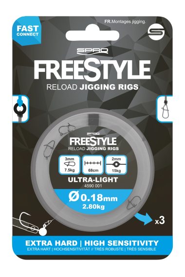 Freestyle Reload Jig Rig i gruppen Kroge og endegrej / Færdiglavede rigs / Færdiglavede aborre-forfang hos Sportfiskeprylar.se (45905r)