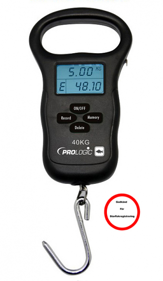 Prologic Commander Digital Scale 40kg i gruppen Udstyr og tilbehør / Vægte hos Sportfiskeprylar.se (47343)