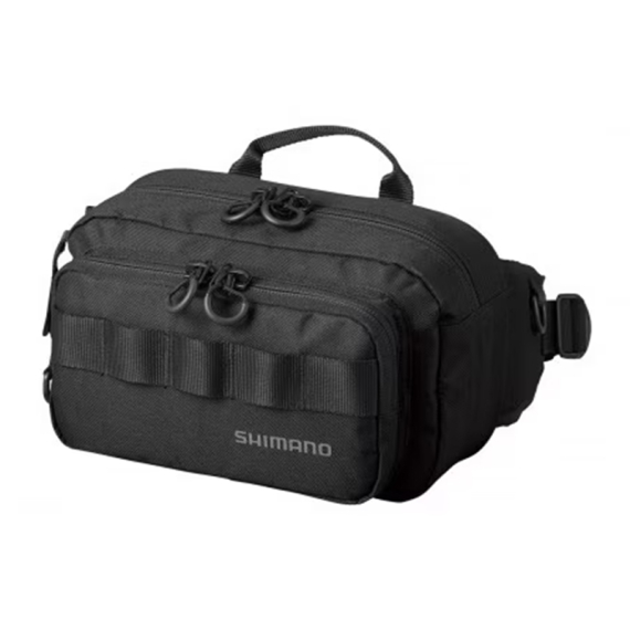 Shimano Hip Bag BW-021T M - Black i gruppen Opbevaring / Tackle-tasker / Hoftetasker hos Sportfiskeprylar.se (491770)