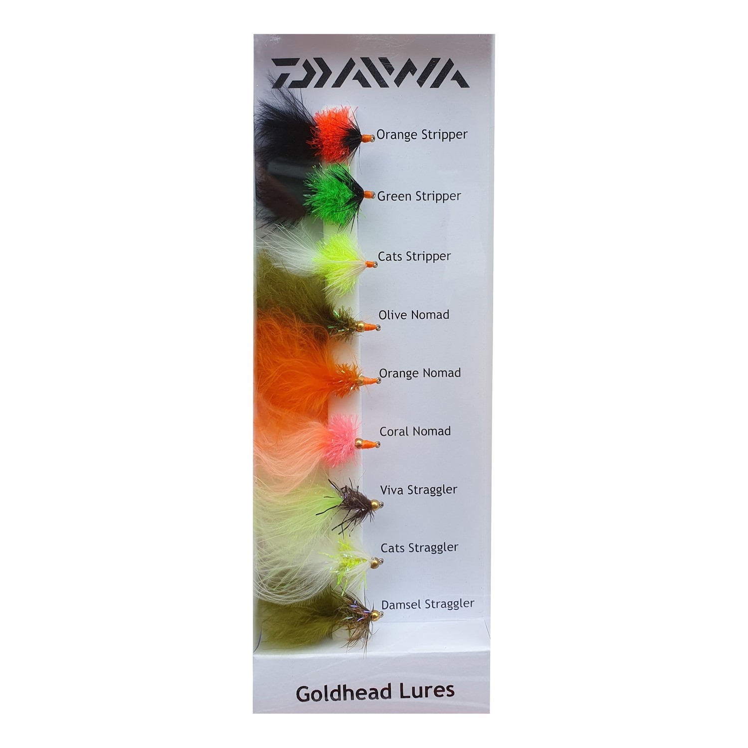 Daiwa Goldhead Flies 9-pack i gruppen Fiskemetoder / Fluefiskeri / Fluer hos Sportfiskeprylar.se (5000000221DO)