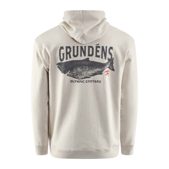 Grundéns Gyotaku Hoodie Bone Heather Chinook i gruppen Beklædning og fodtøj / Beklædning / Sweatere / Hættetrøjer hos Sportfiskeprylar.se (50001-247-0014r)
