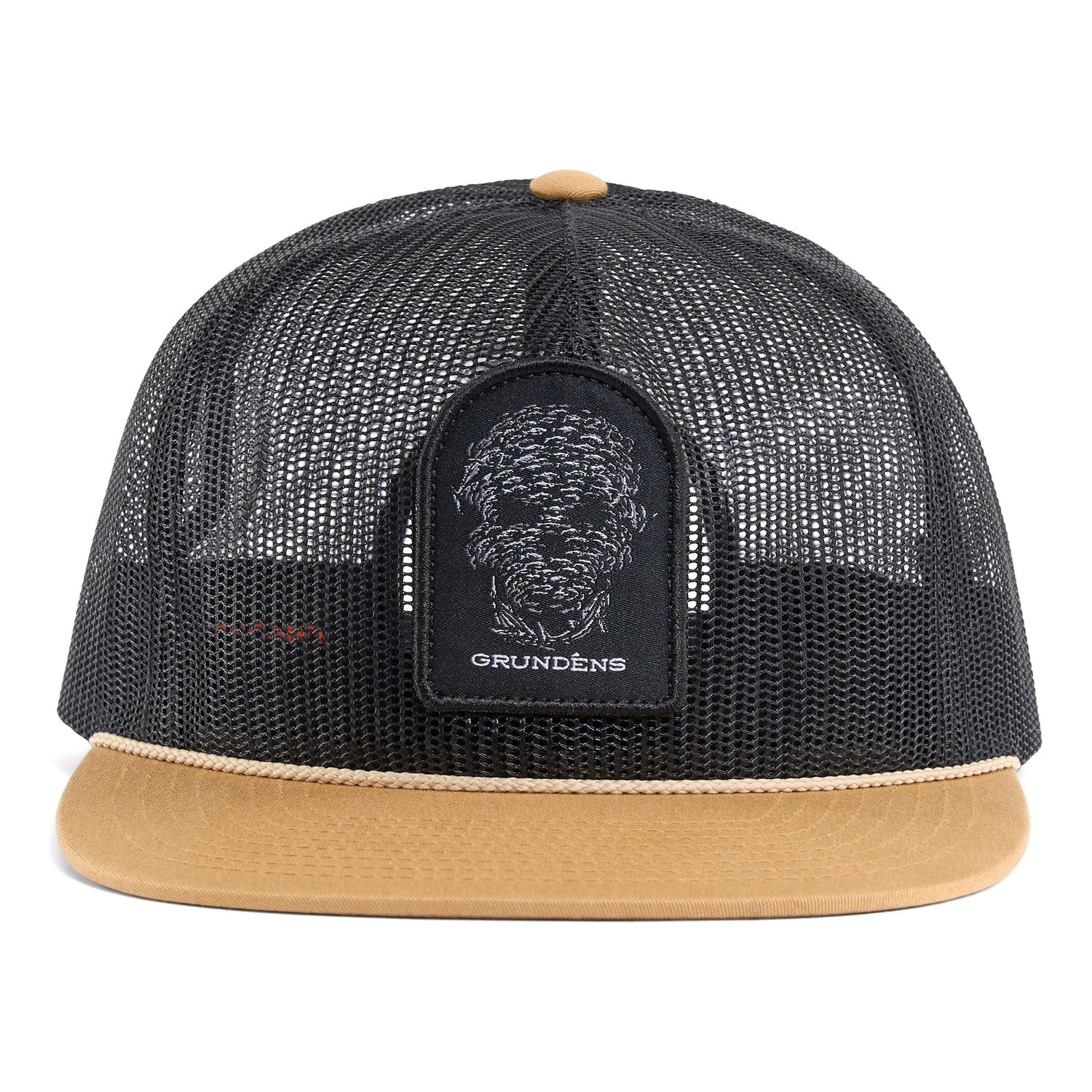 Grundéns Bait Ball Mesh Trucker Black/Khaki i gruppen Beklædning og fodtøj / Kasketter og hovedbeklædning / Kasketter / Trucker caps hos Sportfiskeprylar.se (50015-005-0001)