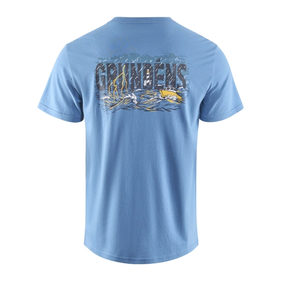 Grundéns Tough Seas SS T-Shirt Captain\'s Blue i gruppen Beklædning og fodtøj / Beklædning / T-shirts hos Sportfiskeprylar.se (50174-494-0013r)