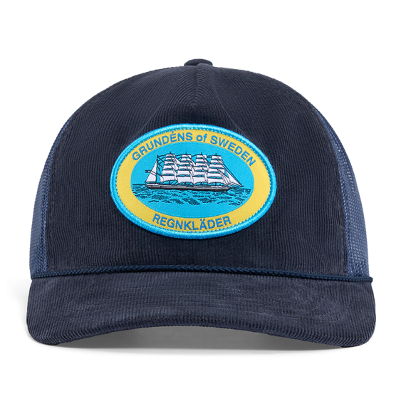 Grundéns Cord Trucker Navy i gruppen Beklædning og fodtøj / Kasketter og hovedbeklædning / Kasketter / Trucker caps hos Sportfiskeprylar.se (50183-410-0001)