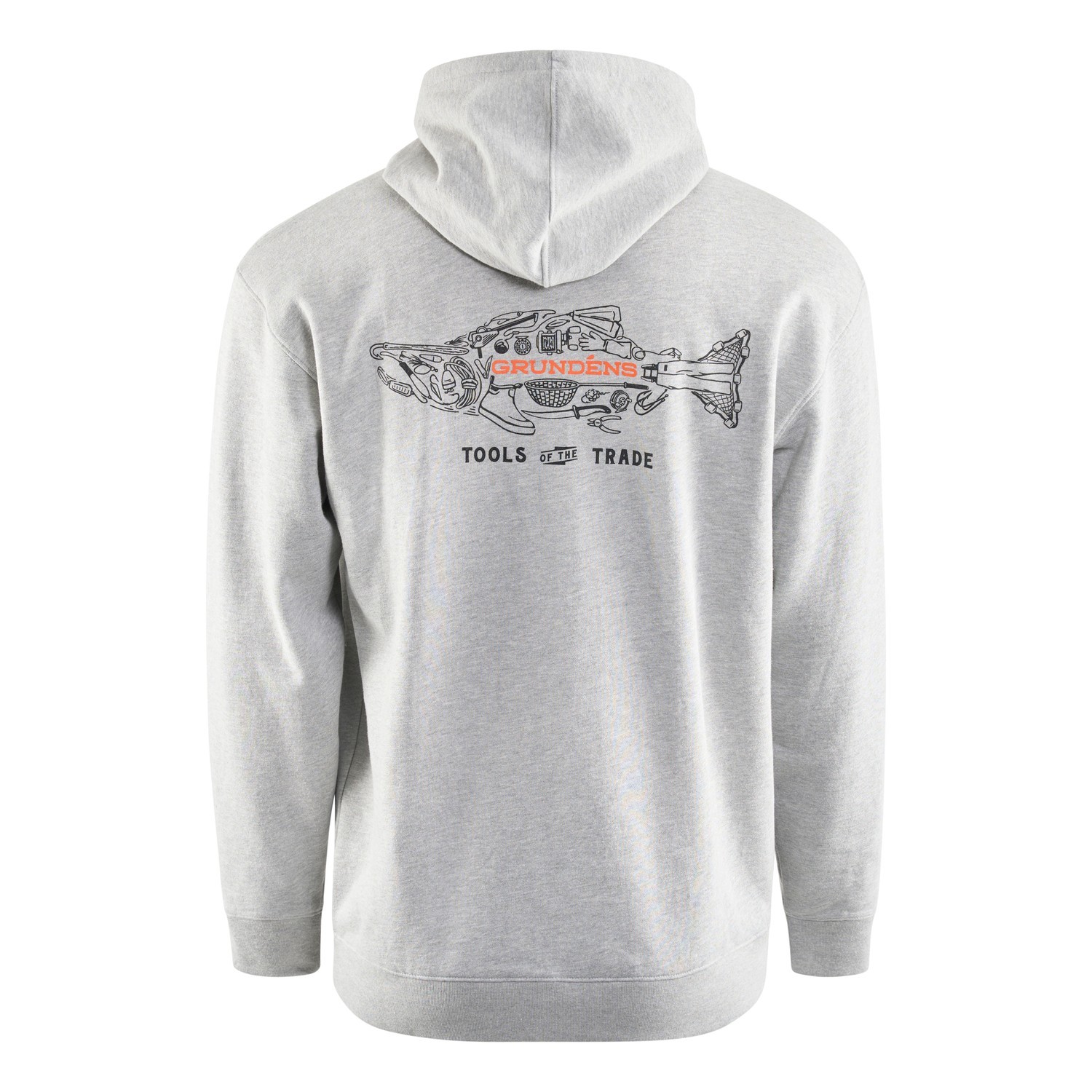 Grundéns Tools of the Trade Hoodie Athletic Heather i gruppen Beklædning og fodtøj / Beklædning / Sweatere / Hættetrøjer hos Sportfiskeprylar.se (50190-033-0013r)