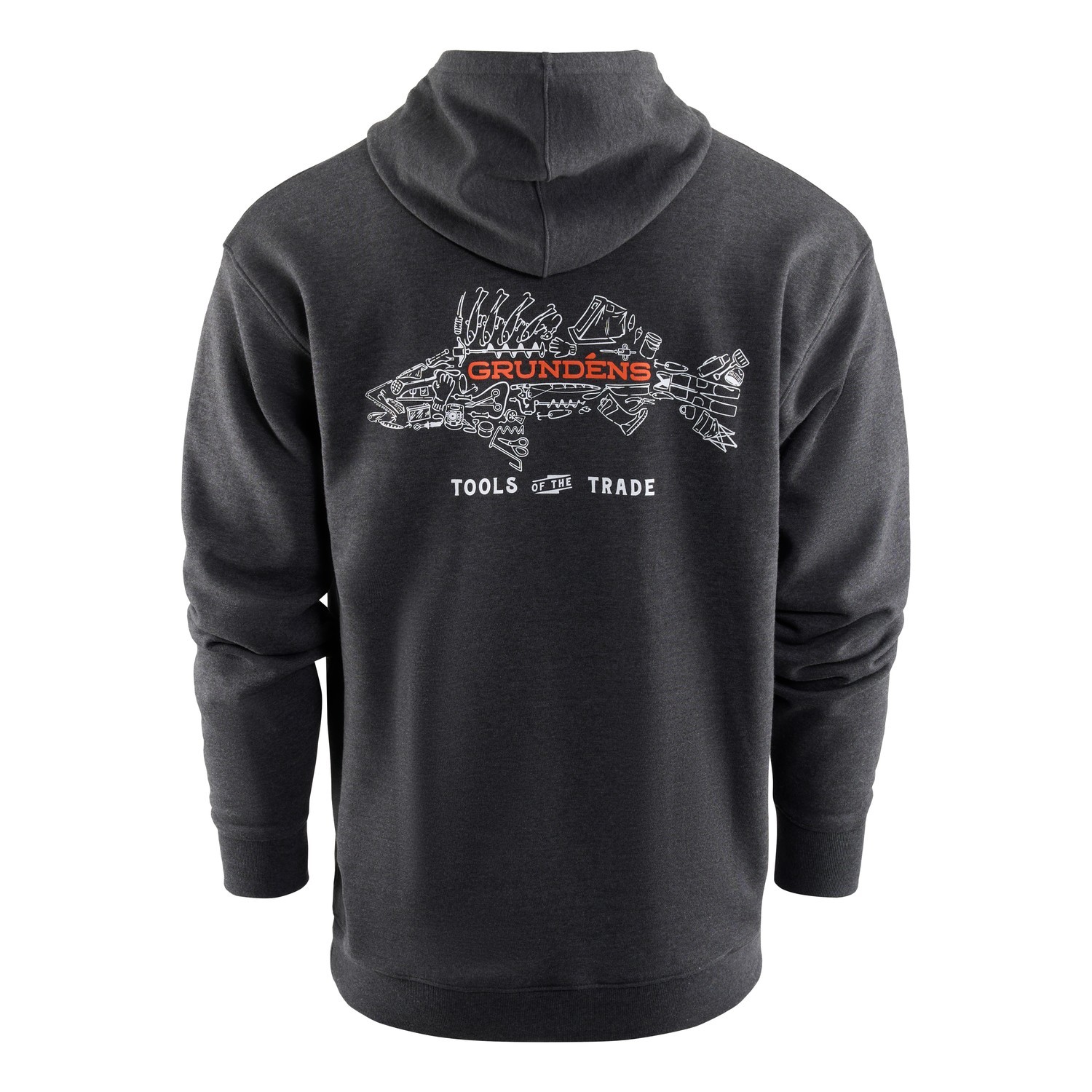 Grundéns Tools of the Trade (Ice) Hoodie Black Heather i gruppen Beklædning og fodtøj / Beklædning / Sweatere / Hættetrøjer hos Sportfiskeprylar.se (50191-004-0013r)