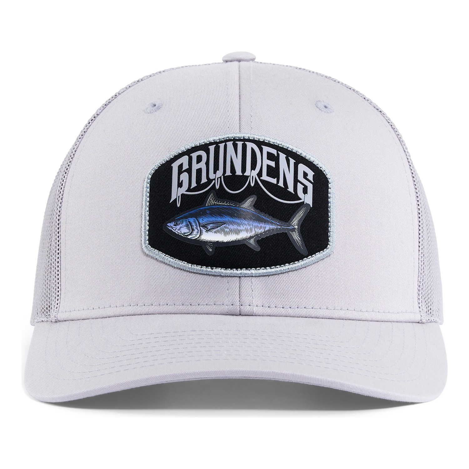 Grundéns Bluefin Trucker Grey Mist i gruppen Beklædning og fodtøj / Kasketter og hovedbeklædning / Kasketter / Trucker caps hos Sportfiskeprylar.se (50246-028-0001)