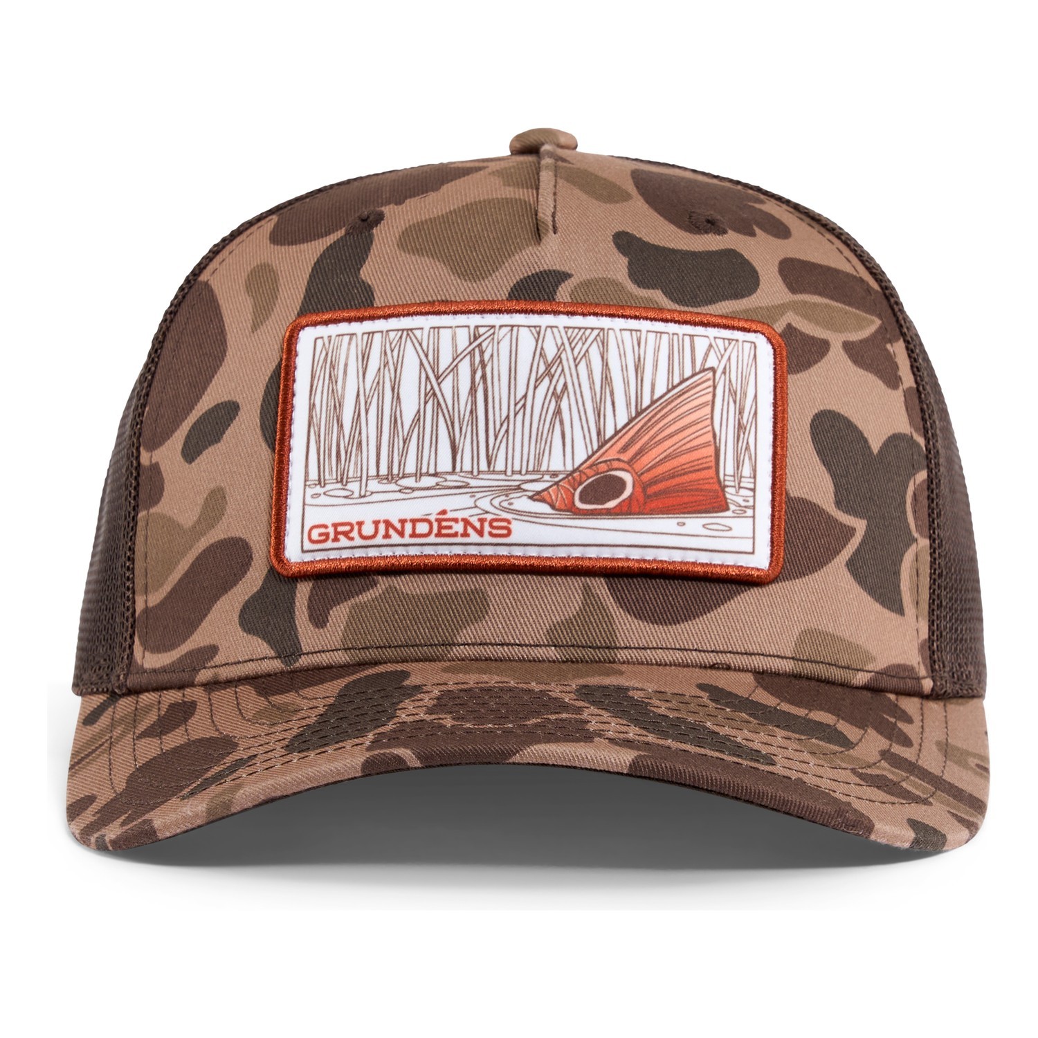 Grundéns Redfish Trucker FP Duck Camo i gruppen Beklædning og fodtøj / Kasketter og hovedbeklædning / Kasketter / Trucker caps hos Sportfiskeprylar.se (50272-927-0001)