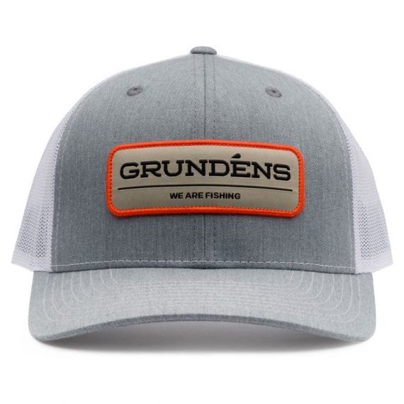 Grundéns We Are Fishing Trucker Heather Grey/White i gruppen Beklædning og fodtøj / Kasketter og hovedbeklædning / Kasketter / Trucker caps hos Sportfiskeprylar.se (50286-064-0001)