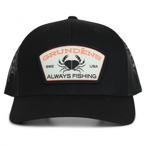 Grundéns Always Fishing Trucker Black i gruppen Beklædning og fodtøj / Kasketter og hovedbeklædning / Kasketter / Trucker caps hos Sportfiskeprylar.se (50293-001-0001)
