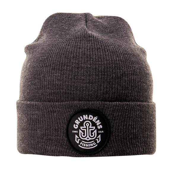 Grundéns Watchhouse Beanie Anchor, Black Heather i gruppen Beklædning og fodtøj / Kasketter og hovedbeklædning / Huer og hatte hos Sportfiskeprylar.se (50386-004-0001)