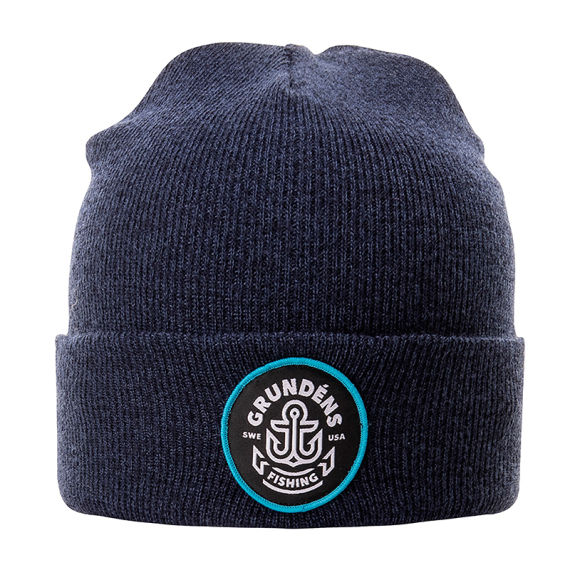 Grundéns Watchhouse Beanie Anchor, Heather Navy i gruppen Beklædning og fodtøj / Kasketter og hovedbeklædning / Huer og hatte hos Sportfiskeprylar.se (50386-411-0001)