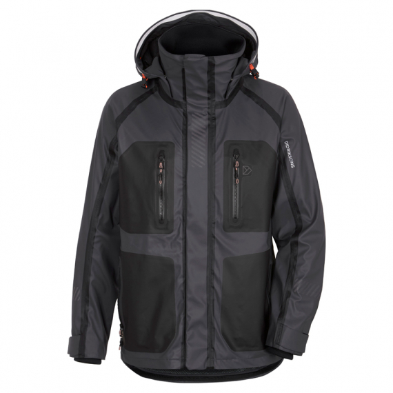 Didrikson Element 2.0 USX Jacket Coal Black i gruppen Beklædning og fodtøj / Beklædning / Jakker / Regnjakker hos Sportfiskeprylar.se (503904108005r)