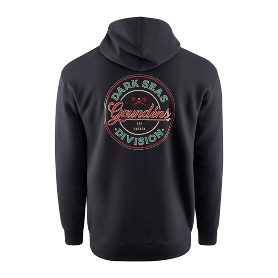 Grundéns Dark Seas X Grundens Instinctive FZ Hoodie Black i gruppen Beklædning og fodtøj / Beklædning / Sweatere / Hættetrøjer hos Sportfiskeprylar.se (50499-001-0013r)
