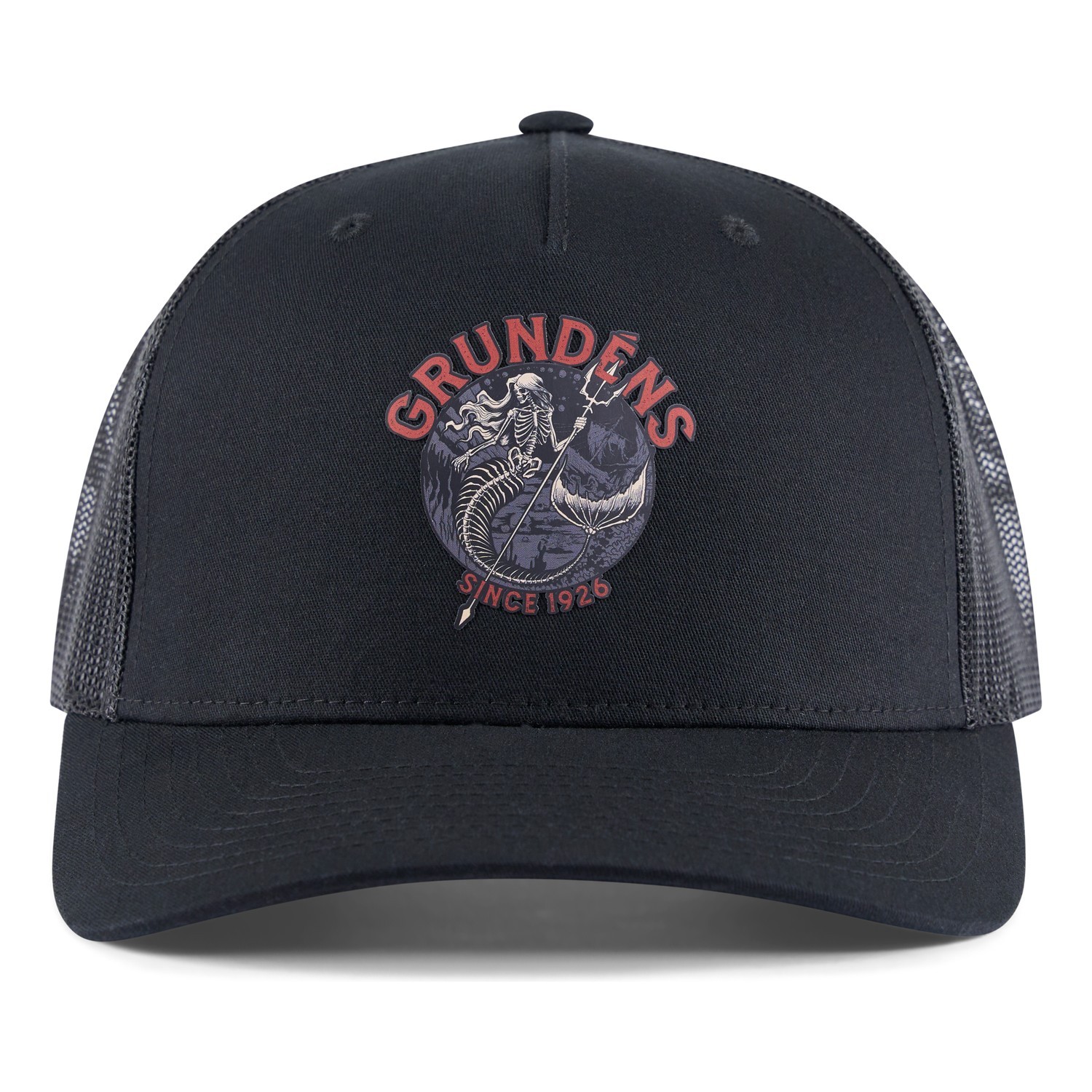 Grundéns Dead Reckoning Trucker Black i gruppen Beklædning og fodtøj / Kasketter og hovedbeklædning / Kasketter / Trucker caps hos Sportfiskeprylar.se (50551-001-0001)