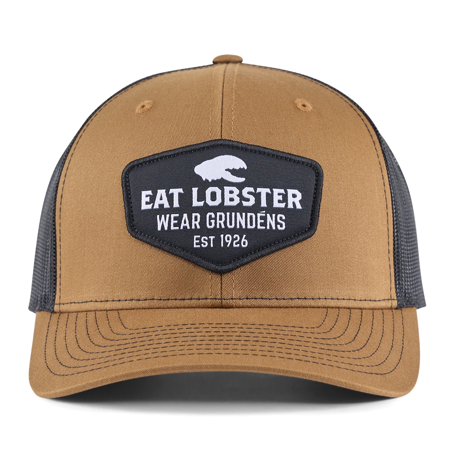 Grundéns Eat Lobster Trucker Dark Rum i gruppen Beklædning og fodtøj / Kasketter og hovedbeklædning / Kasketter / Trucker caps hos Sportfiskeprylar.se (50553-257-0001)