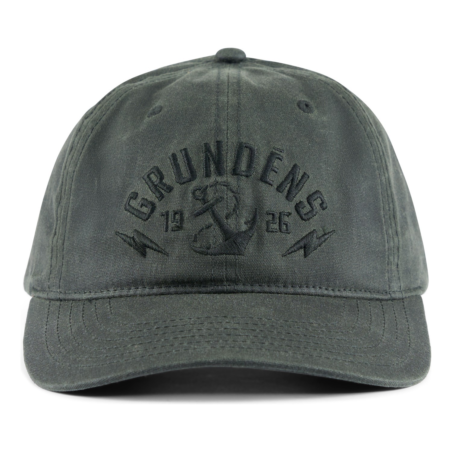 Grundéns Stowaway Waxed Trucker Olive i gruppen Beklædning og fodtøj / Kasketter og hovedbeklædning / Kasketter / Trucker caps hos Sportfiskeprylar.se (50559-373-0001)
