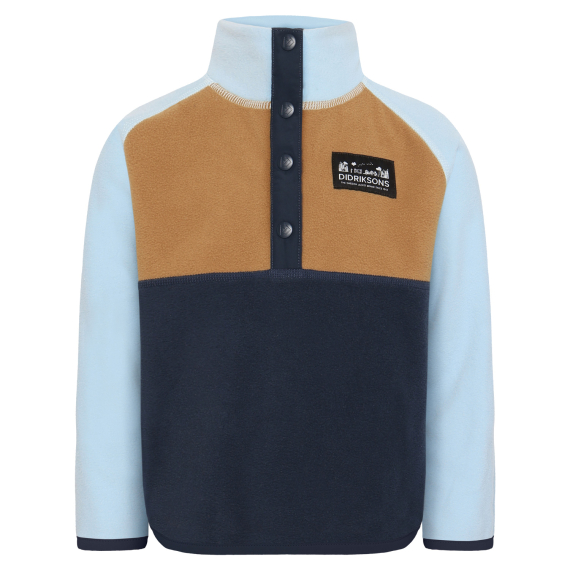 Didriksons Monte Kids Half Button Navy i gruppen Beklædning og fodtøj / Beklædning / Sweatere / Fleecesweatere hos Sportfiskeprylar.se (505590939090r)