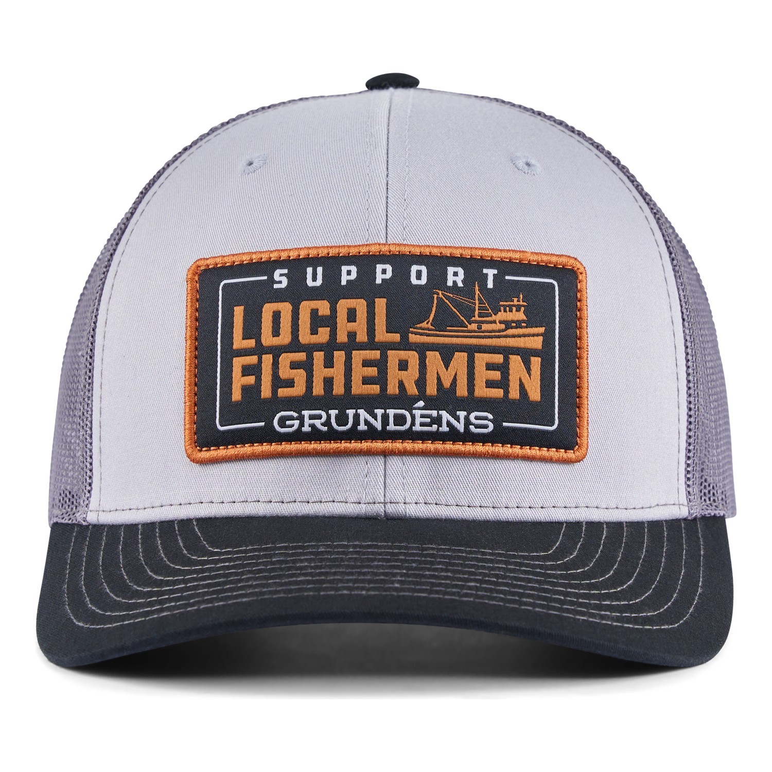 Grundéns Support Local Trucker Black i gruppen Beklædning og fodtøj / Kasketter og hovedbeklædning / Kasketter / Trucker caps hos Sportfiskeprylar.se (50560-001-0001)