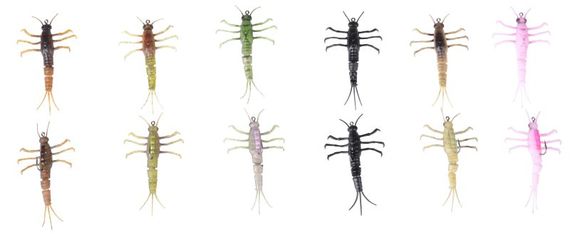 Savage Gear 3D TPE Mayfly Nymph 5cm i gruppen Madding / Softbaits / krebs og creaturebaits / Creaturebaits hos Sportfiskeprylar.se (50676r)