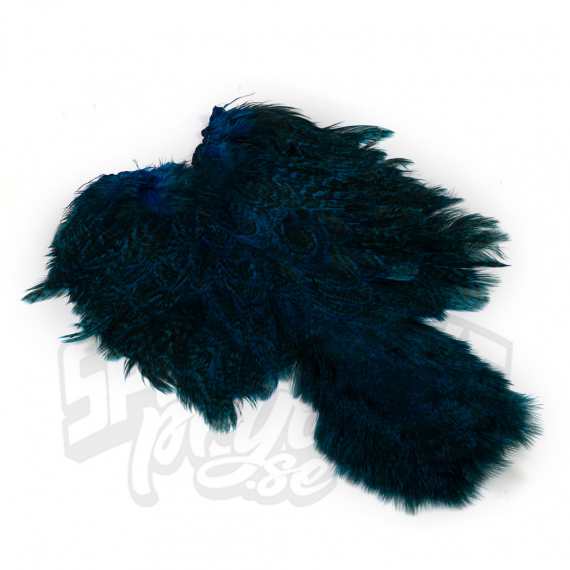 Whiting Coq De Leon Hen SH/C Speckled dyed Kingfisher Blue i gruppen Kroge og endegrej / Fluebinding / Fluebindingsmateriale / Fjer og nakker / Nakker og sadler hos Sportfiskeprylar.se (52803658)