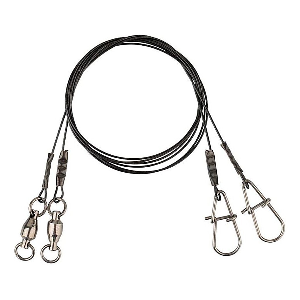 Savage Gear Black7 Trace 50cm 2-pack i gruppen Kroge og endegrej / Ledere og Forfangsmateriale hos Sportfiskeprylar.se (54865)