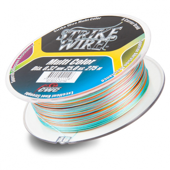 Strike Wire Multi Color X8. 0,32mm/25kg - 275m i gruppen Snøre / Multifilament hos Sportfiskeprylar.se (60-M032-02756)