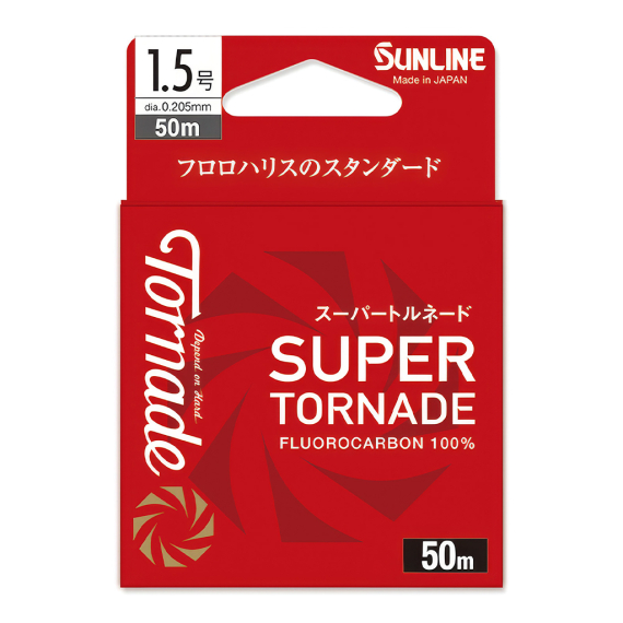 Sunline Super Tornade Clear 50m i gruppen Snøre / Fluorecarbon line hos Sportfiskeprylar.se (60075550r)