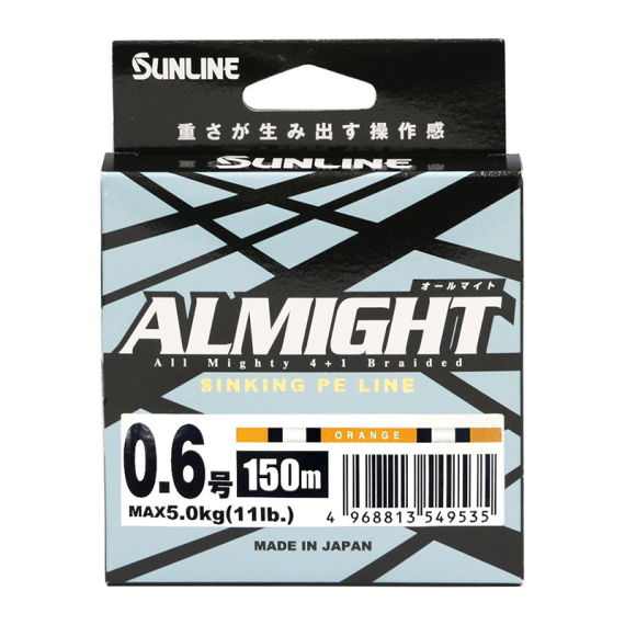 Sunline Almight Orange 150m i gruppen Snøre / Multifilament hos Sportfiskeprylar.se (60093580r)
