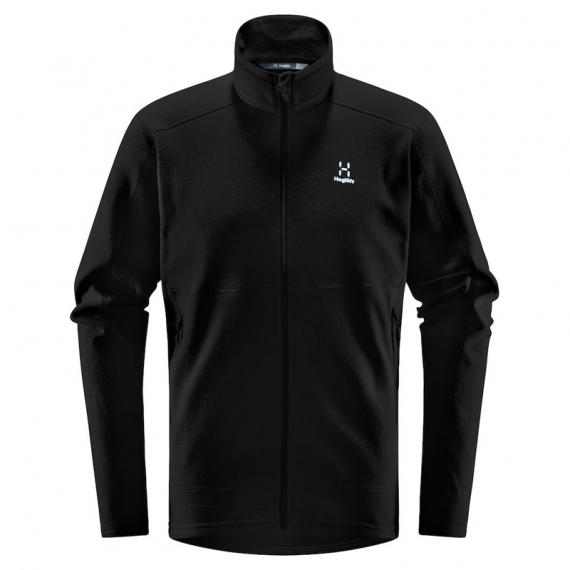 Haglöfs Buteo Mid Jacket Men True Black i gruppen Beklædning og fodtøj / Beklædning / Jakker / Fleecejakker hos Sportfiskeprylar.se (6050732C5020r)