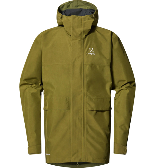 Haglöfs Reed GTX Parka Men Olive Green i gruppen Beklædning og fodtøj / Beklædning / Jakker / Regnjakker hos Sportfiskeprylar.se (6064544VY015r)