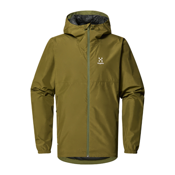 Haglöfs Kaise GTX Jacket Men Olive Green i gruppen Beklædning og fodtøj / Beklædning / Jakker / Regnjakker hos Sportfiskeprylar.se (6064584VY015r)