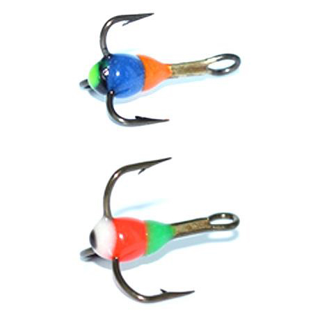 Glow Hook 2-pcs size 14 i gruppen Kroge og endegrej / Kroge / Isfiskeri pilkekroge hos Sportfiskeprylar.se (607000140007r)