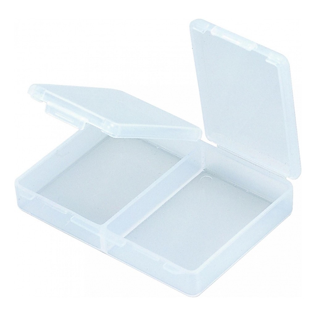 Meiho Accessories Box, 94x71x19 - 2 Comp - Clear i gruppen Opbevaring / Tackle-bokse / Maddingæsker hos Sportfiskeprylar.se (61-FB-2)