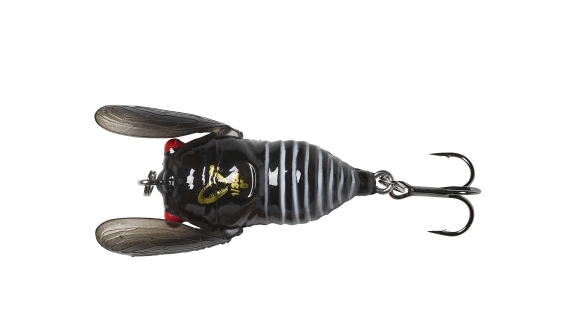 Savage Gear 3D Cicada 33mm 3,5g Floating, Black i gruppen Madding / Overfladebaits hos Sportfiskeprylar.se (61987)
