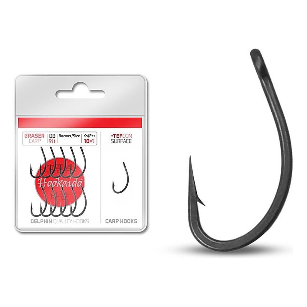 Delphin Hooks HKD Graser Tefcon 10+1-pack i gruppen Kroge og endegrej / Kroge / Specimen kroge hos Sportfiskeprylar.se (622715004r)