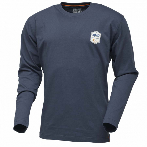 Savage Gear Simply Savage Rex Tee Long i gruppen Beklædning og fodtøj / Beklædning / Sweatere hos Sportfiskeprylar.se (62294r)