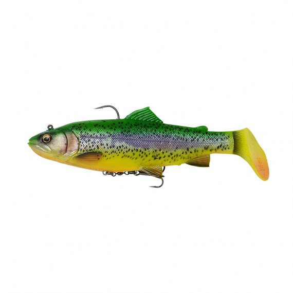 Savage Gear 4D Trout Rattle Shad 12.5cm 04-FireTrout MS 35g i gruppen Madding / Swimbaits / Soft swimbaits hos Sportfiskeprylar.se (63756)