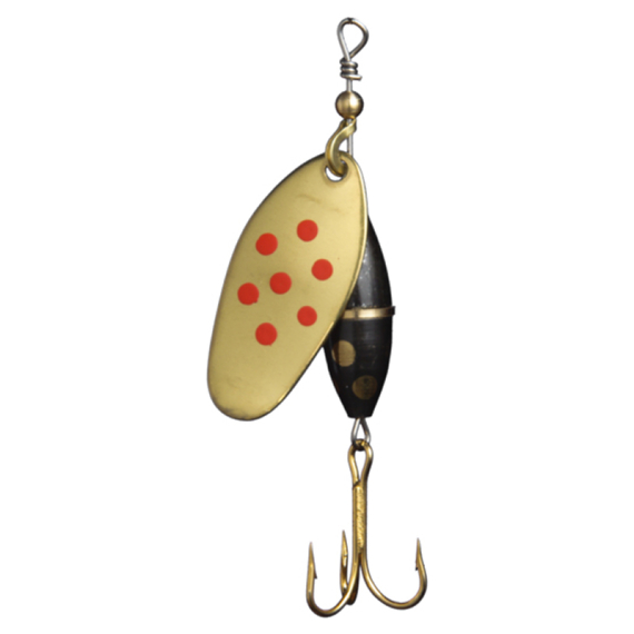 Myran Panter 10g - Gold/Red/Dotted i gruppen Madding / Spinnere / Inlinespinnare hos Sportfiskeprylar.se (6483-28)