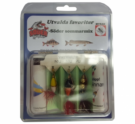 Myran Söder Sommarmix 3-pack i gruppen Madding / Inline spinnere hos Sportfiskeprylar.se (6999-SM)