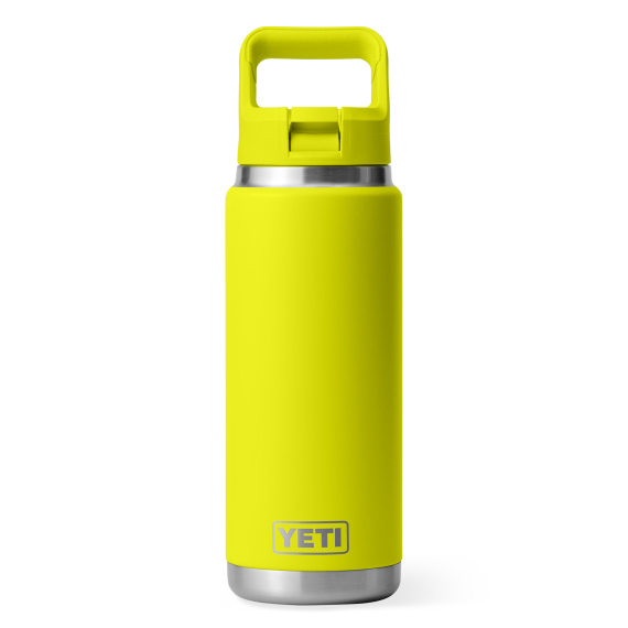 Yeti Rambler 26 Oz Straw Bottle - Firefly Yellow i gruppen Outdoor / Stormkøkken og køkkenredskaber / Termoflasker / Termokrus hos Sportfiskeprylar.se (70000004045)